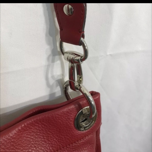 NWOT Makowsky Pocketbook Pebbled Red Leather Shoulder/Crossbody Bag - Picture 8 of 15